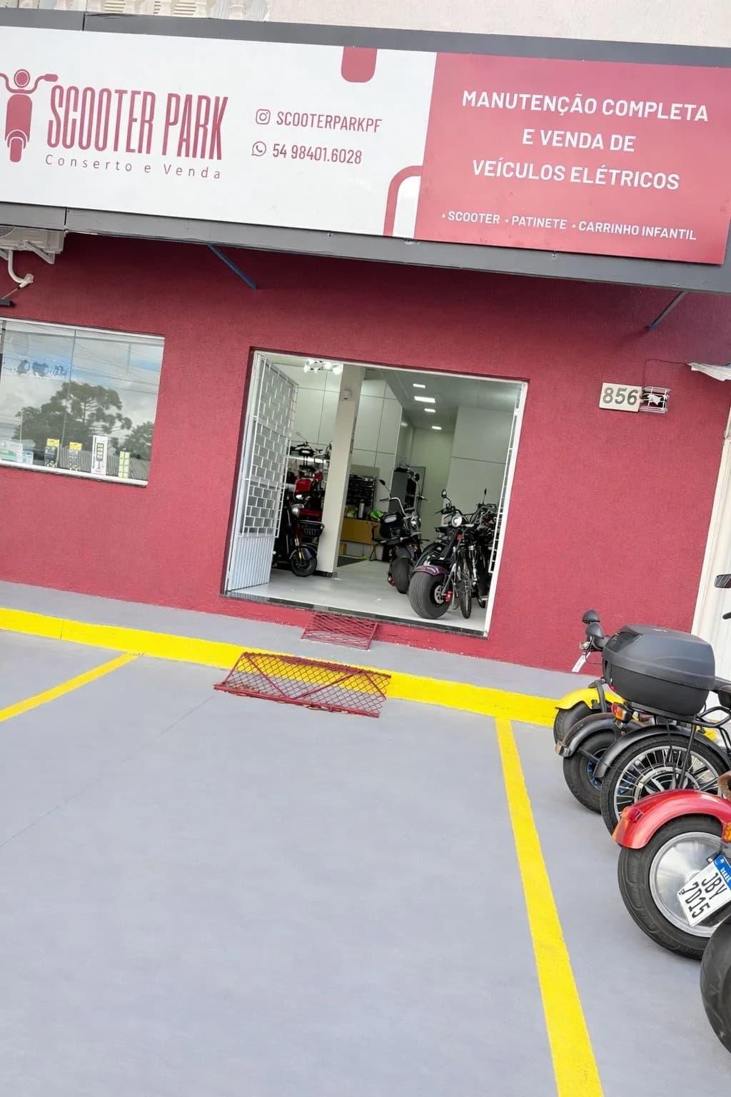 Loja física da Scooter Park em Passo Fundo